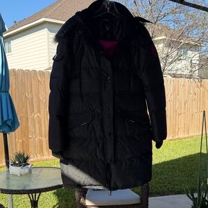 Noize Black Puffer Jacket